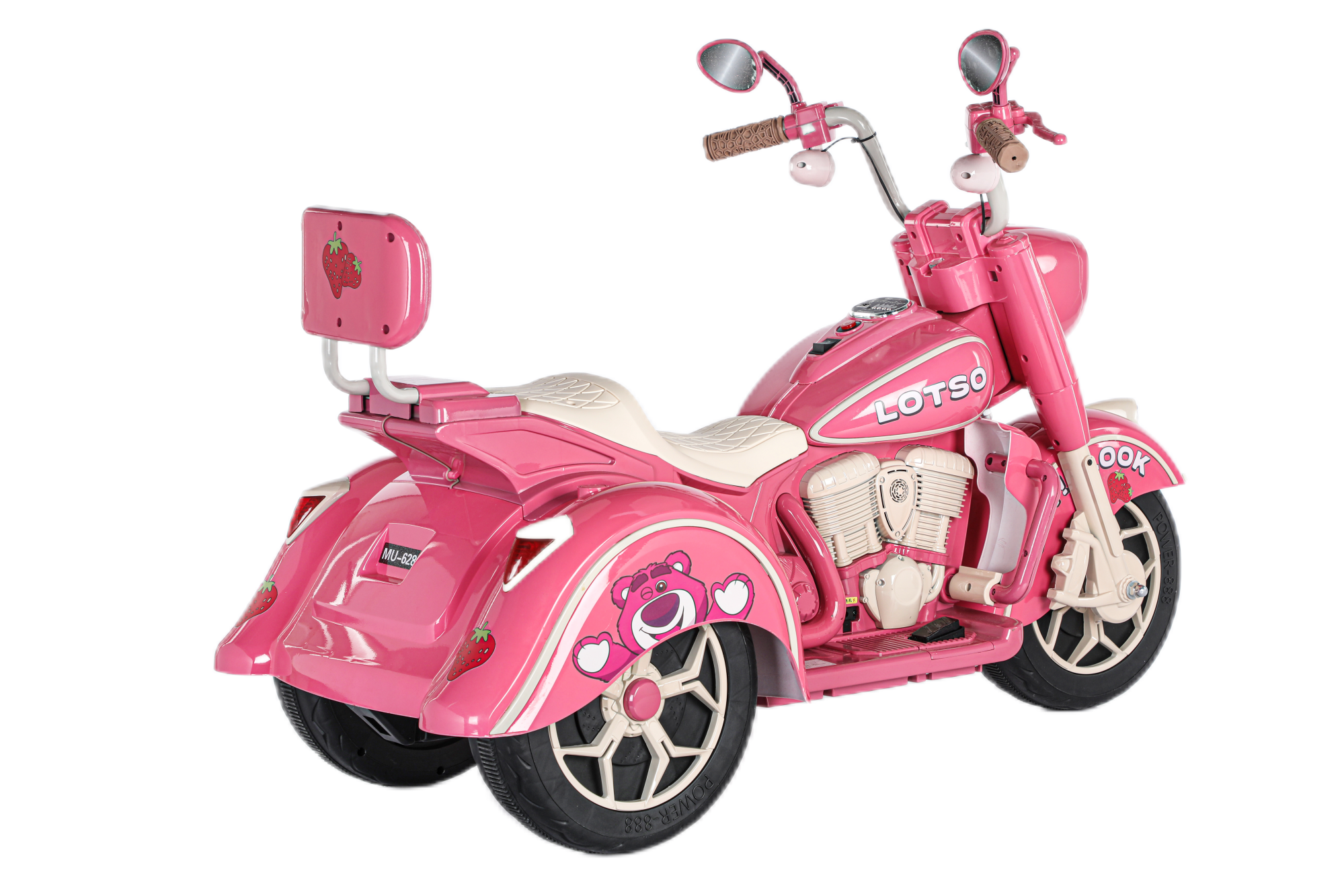 Disney  Lotso 2024 New Design Electric Push Kids Toy Motorbike