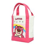 画像をギャラリービューアに読み込む, Disney Lotso Canvas Handbag Capacity Bento Lunch Box Bag Shopping Bag Handbag
