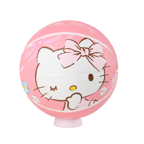 Hello Kitty Rubber Basketball Outdoor Indoor Size 3/5 Game Basket Ball