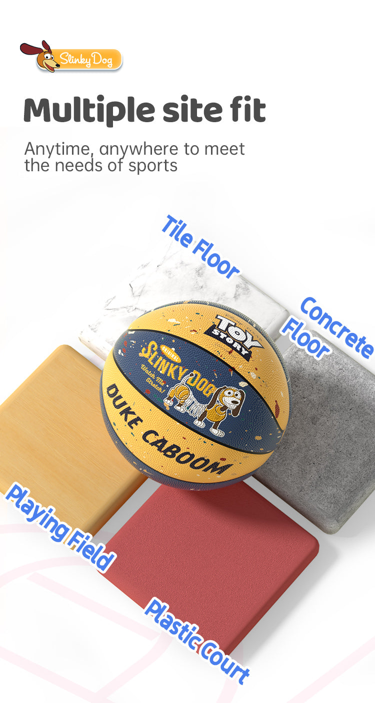 DISNEY SLINKY DOG PU MOISTURE ABSORBING BASKETBALL 7#