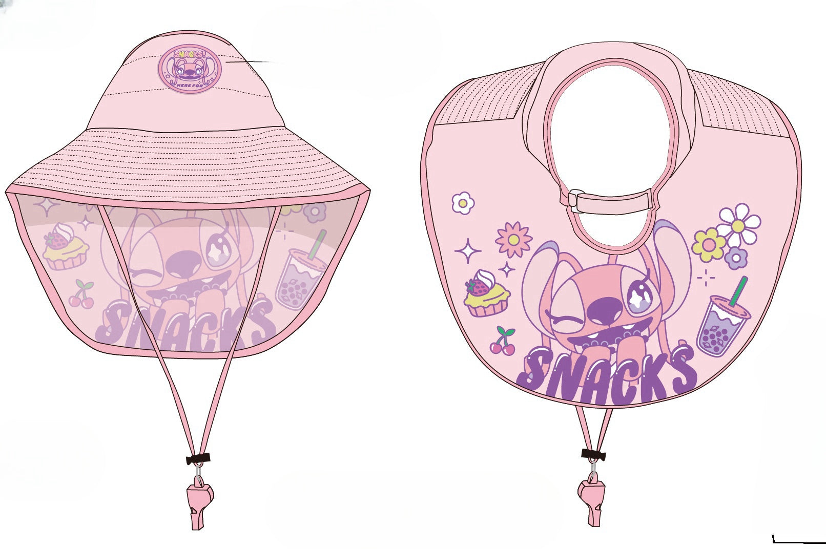 Disney Stitch Angie Sunhat 2025 New Design Sam's Club DKC24215-AG