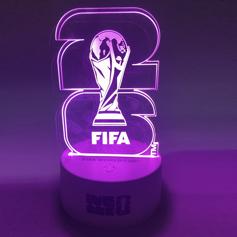 FWC26 ACRYLIC LAMP WITH CHANGING LIGHT FWL2