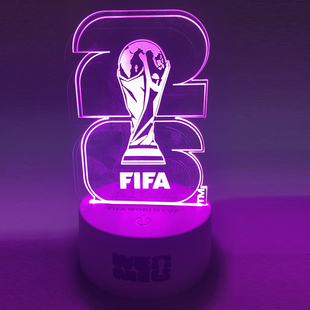 FWC26 ACRYLIC LAMP WITH CHANGING LIGHT FWL2