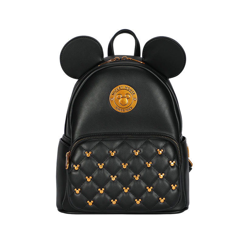 Disney Mickey Backpack Cartoon Cute Fashion PU Bag Luxury Bag OOTD Style DHF23863-A3