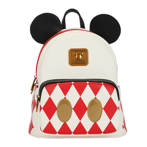 Disney Mickey Backpack Cartoon Cute Fashion PU Bag Luxury Bag OOTD Style DHF23863-A4