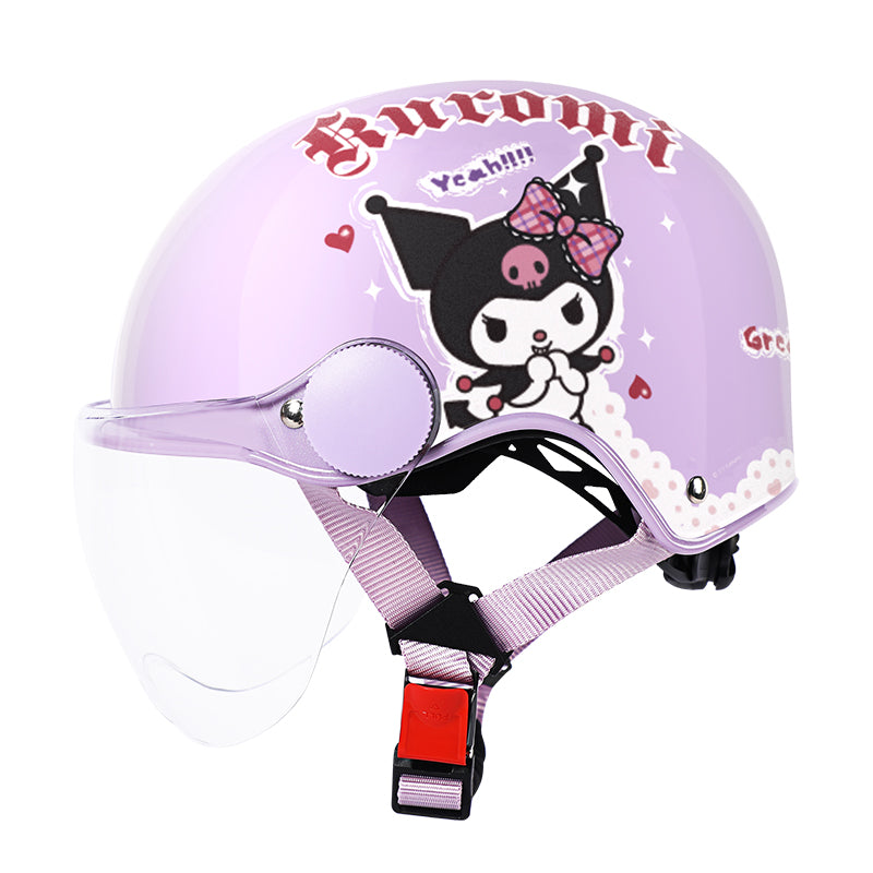 Hello Kitty Kuromi Adjustable Helmet - KIDS Lovely and Safety Integrally 23331