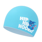 Load image into Gallery viewer, Disney Stitch Silicone Swimming Cap
