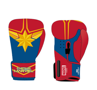 Marvel Captain Marvel Sports Boxing Series Cartoon Children Boxing Glove