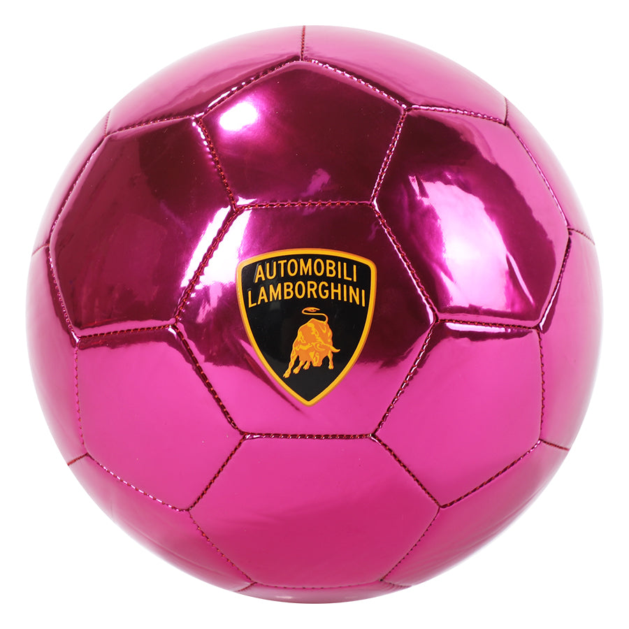 LFB771 AUTOMOBILI LAMBORGHINI MACHINE SEWING PVC SOCCER BALL METALLIC TEXTURE