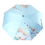 画像をギャラリービューアに読み込む, Disney Lotso Frozen Three-folding Umbrella 22718

