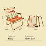 Load image into Gallery viewer, orange folding chairs megosvip Toy Story
