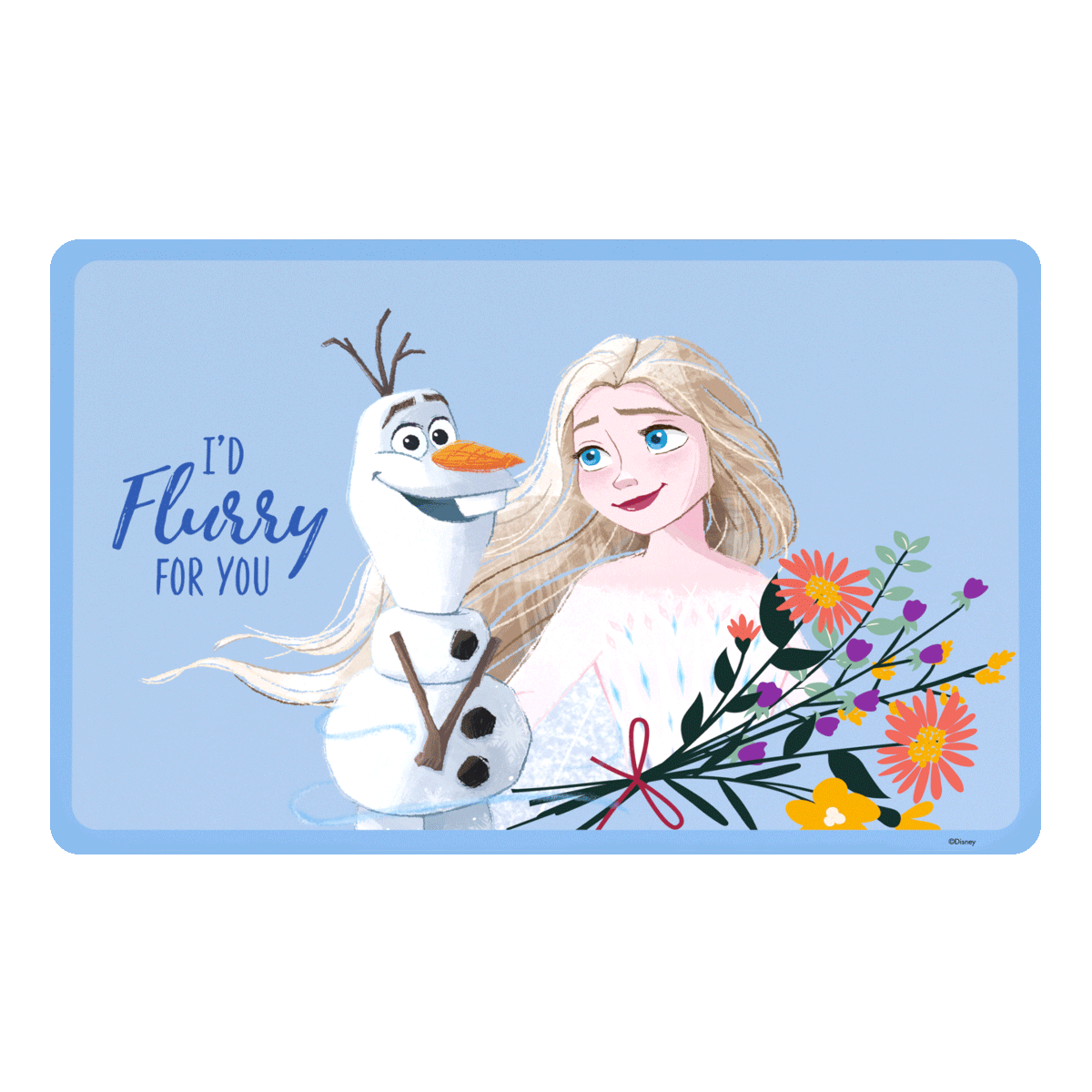 Disney Frozen  Velvet Floor Mat 22015