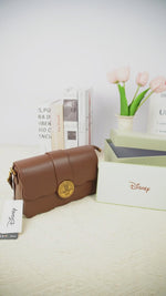ギャラリービューアDisney PU Fashion Brown Mickey Shoulder Bag DHF22191-B1に読み込んでビデオを見る
