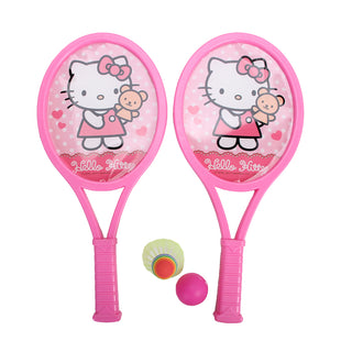 Hello Kitty 66061 Kids Plastic badminton/tennis racket set