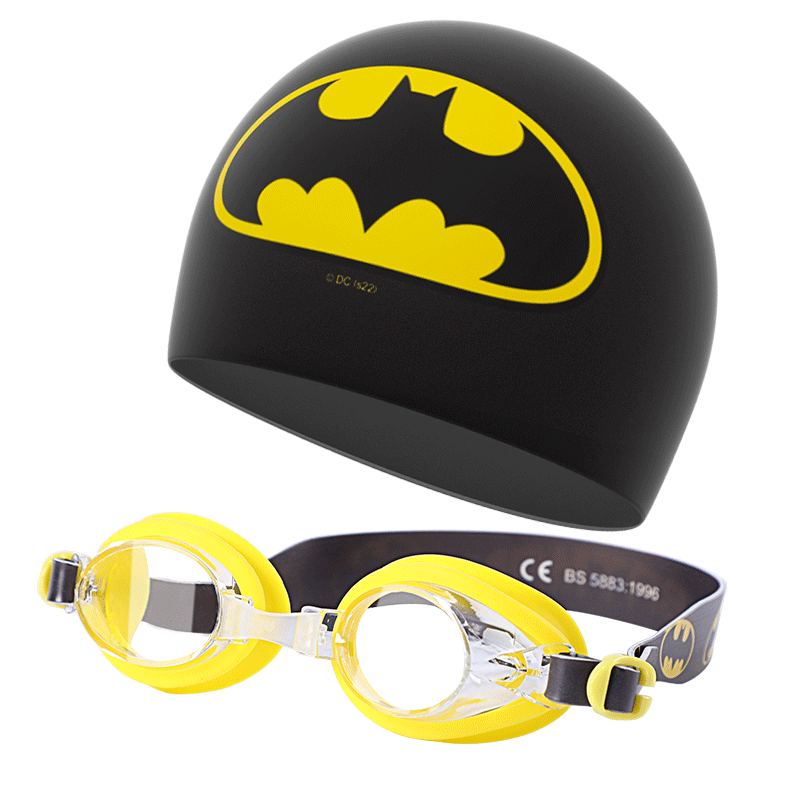 DC バットマン 2022 スイムゴーグル スイムキャップ スイムマスク キックボード フロートボード スイムトレーナー バッグ アームバンド クイックドライタオル スマホケース スイムコンボセット