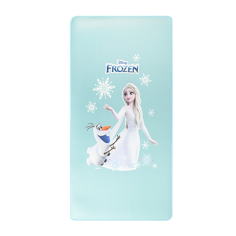 Disney NBR yoga mat with fabric binding soft Extra Thick Yoga Mat for Women Men Kids, Workout Mat with Carrying Strap for Yoga, Pilates and Floor Exercises