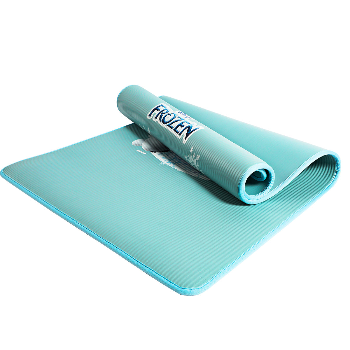Disney NBR yoga mat with fabric binding soft Extra Thick Yoga Mat for Women Men Kids, Workout Mat with Carrying Strap for Yoga, Pilates and Floor Exercises