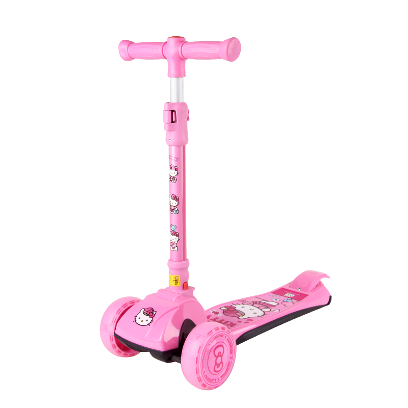 Hello Kitty Foldable three wheels Scooter twist scooter 3-10 years children 91083