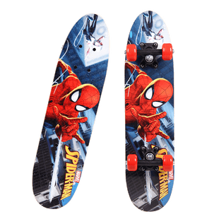 ディズニー フローズン エルサ マーベル スパイダーマン アベンジャーズ 24インチ ウッドスケートボード
